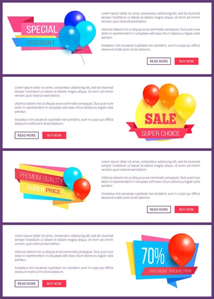 Special Discount Weekend Sale Best Balloons Label — Stock Vector