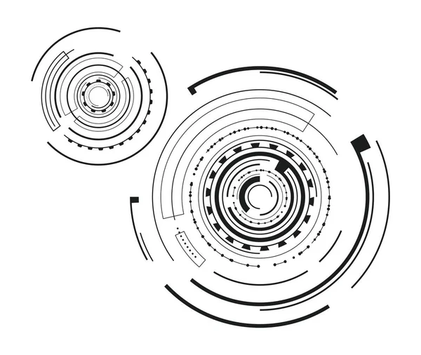 Paire de modèles d'interface Illustration vectorielle — Image vectorielle