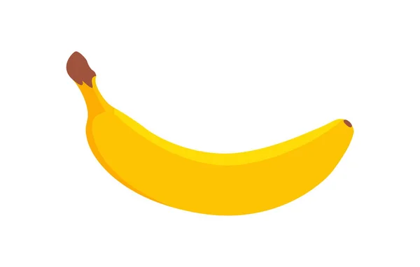 Banana madura no supermercado ilustração vetorial — Vetor de Stock