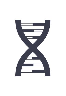 DNA deoksiribonükleik asit zinciri Logo Tasarım simgesi