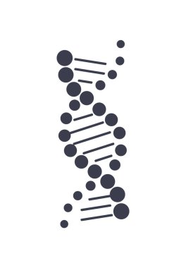 DNA deoksiribonükleik asit zinciri Logo Tasarım simgesi