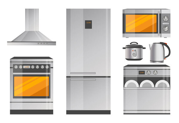 Electric Appliance and Modern Kitchenware Set