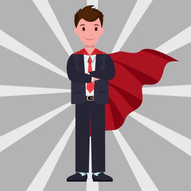 Resmi uymak vektör çizim giyen karakter