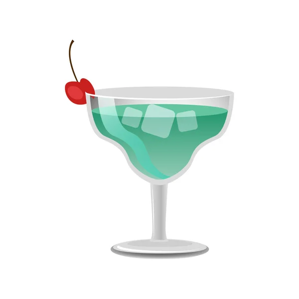 Schets van Margarita Cocktail vectorillustratie — Stockvector