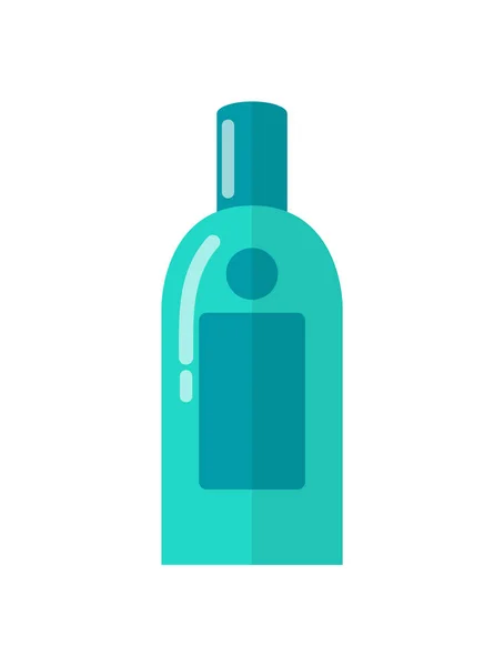 Woda micelarna do pielęgnacji skóry w niebieskie plastikowe butelki — Wektor stockowy