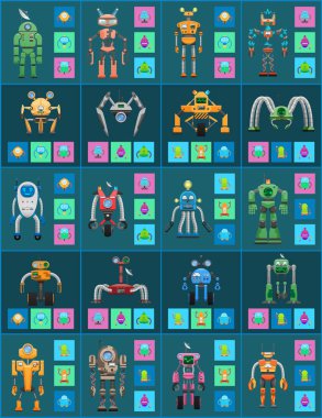 Otomatik sistem kümesi ile modern kablosuz robotlar