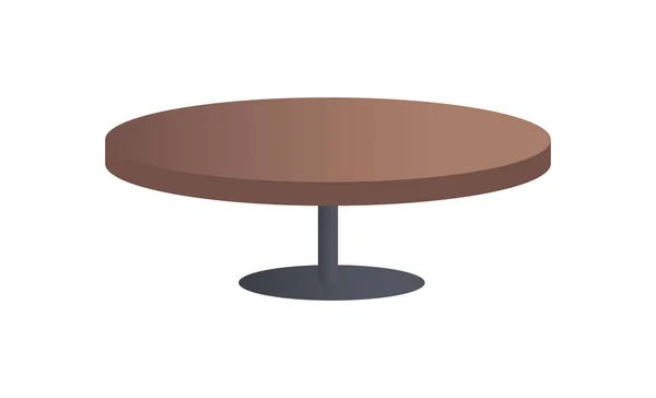 Diseño de mesa redonda, ilustración colorida del vector — Vector de stock