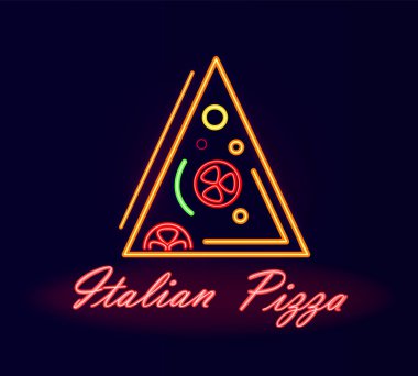İtalyan Pizza Restoran Neon sokak tabela