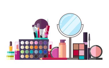 Nesne Poster vektör çizim Set Up yapmak