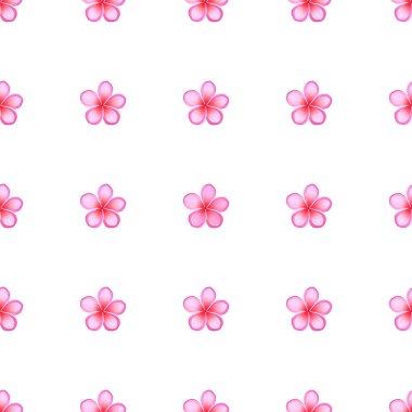 Sakura çiçeği ile Seamless Modeli izole