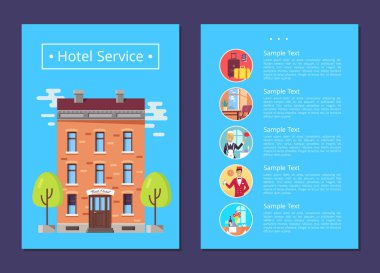 Otel servisi bilgilendirici Internet sayfa ayrıntılı