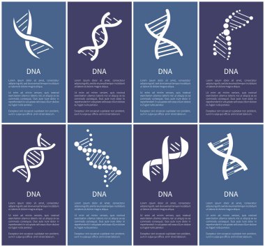 DNA izole mavi zemin üzerinde beyaz spiraller kümesi