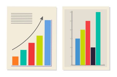 Grafik ve grafik toplama vektör çizim