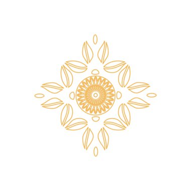 Filigran sertifika mühür tasarım üzerinde altın renkleri