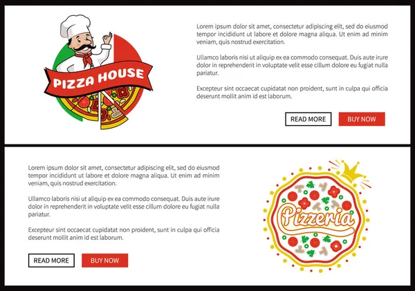 Pizza House promosyon Internet sayfası şablonları