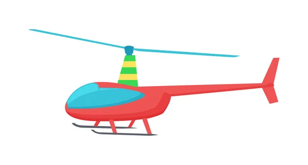 Gutes Spielzeug der Farbe Helikopter Vektor Illustration — Stockvektor