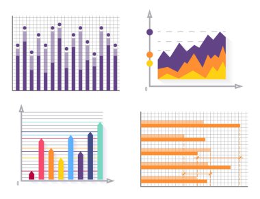 Grafik koleksiyonu Poster vektör çizim