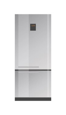 Küçük boyutlu Panel ile parlak Modern buzdolabı