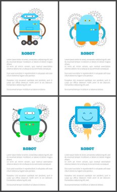 Tekerlekli uzun bacaklarda kümesiyle dostu robotlar