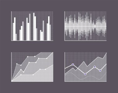 Görüntüleme Poster vektör çizim çizelgeleri
