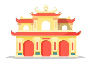 Çin mimari Festivali bina izole