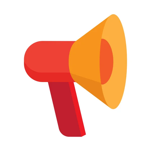 Cute Megaphone patroon kleur vectorillustratie — Stockvector