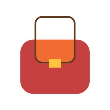 Çanta giyim mağazası Poster vektör çizim