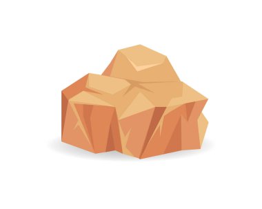 Kahverengi kristaller akik gerçekçi jeolojik mineraller