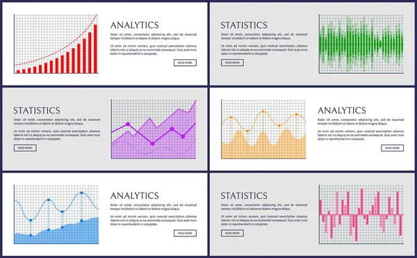 Analyses et statistiques, Collection de nuances — Image vectorielle