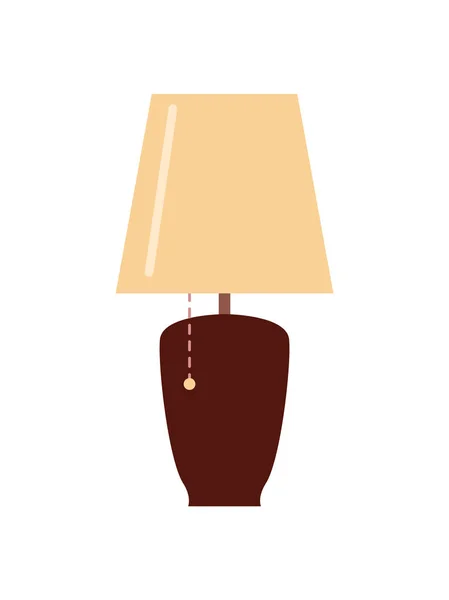Tableau ou lampe de sol et interrupteur d'éclairage vectoriel — Image vectorielle