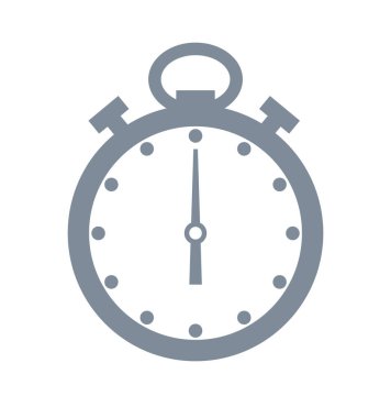 Zaman ve zaman gri nesne vektör çizim