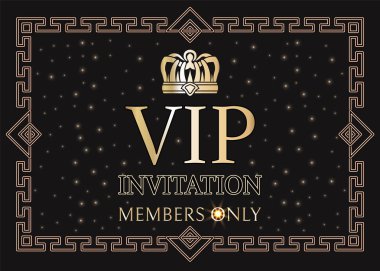 Altın kaplama ile sadece üyeler için VIP davet