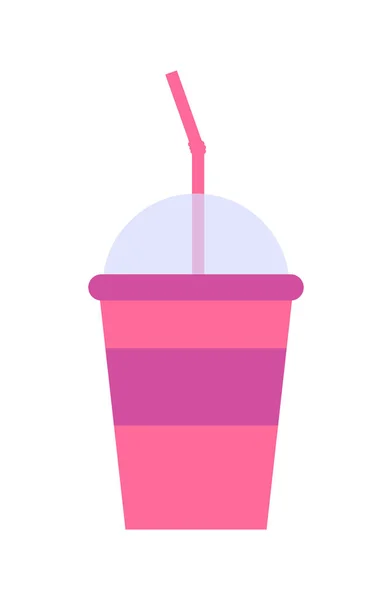 Milkshake Object Gros plan, Illustration vectorielle — Image vectorielle
