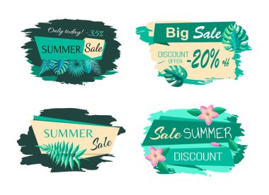 Etiket en iyi indirim yaz Satılık egzotik yaprakları