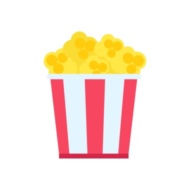 Pop Corn büyük Kupası Poster vektör çizim