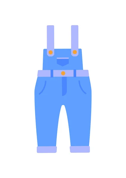 Kruippakje van Jeans Poster vectorillustratie — Stockvector