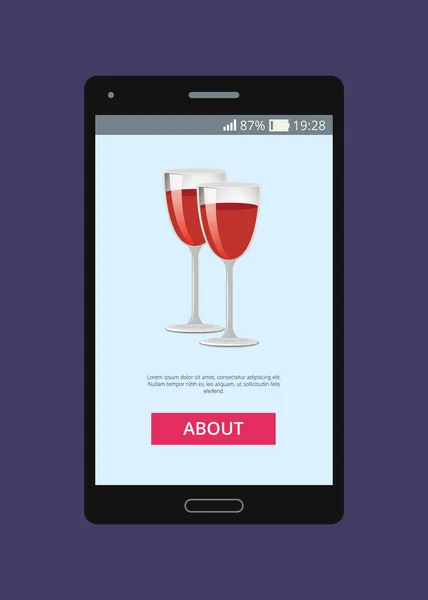 Encomendar on-line qualquer álcool em sua escolha Web Poster — Vetor de Stock