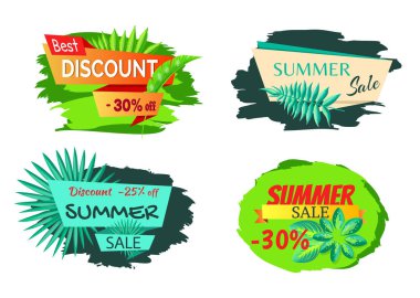 Etiket en iyi indirim yaz Satılık egzotik yaprakları