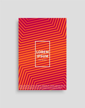 Broşür Mockup yedek çerçeve metin, gerçekçi tasarım