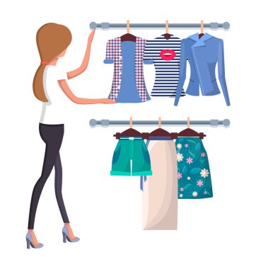 Yeni yaz Vogue gömlek ve şort seçme kadın