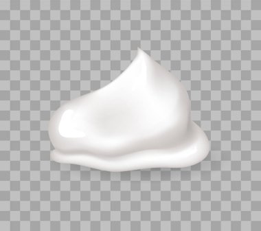 Taze çırpılmış krem tatlı krem üsleri fırın için