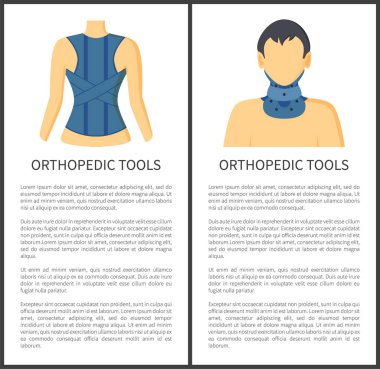 Hastalar vektör çizim için ortopedik Araçlar