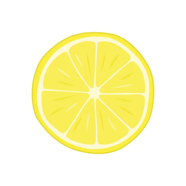 Tranche ronde orange juteuse comme ingrédient pour la désintoxication — Image vectorielle