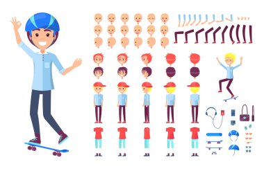 Patenci Oluşturucu toplama vektör çizim