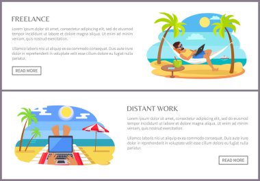 Serbest ve uzak çalışma Promo Internet sayfaları