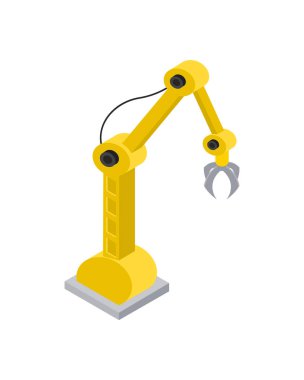 Özel bașlık pençeleri görüntü ile hidrolik Robot