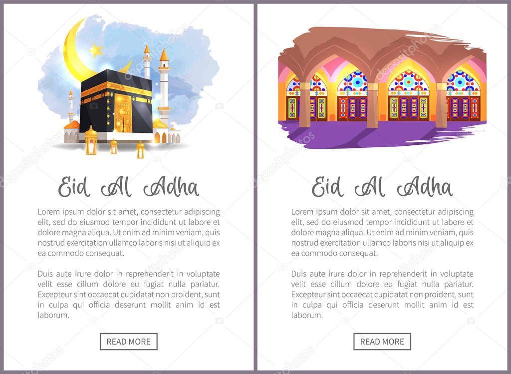 Eid Al Adha Religious Holiday Web Pages Templates