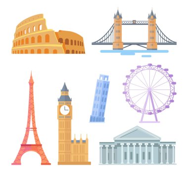 Popüler dünya turistik mimari Sights Set