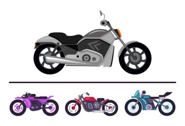 Modern bisiklet tasarım gri Scooter Set motosiklet
