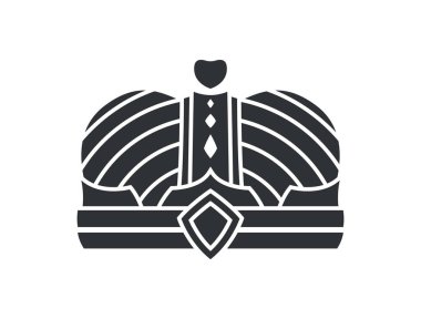 Royal alışılmadık eski Crown değerli taş